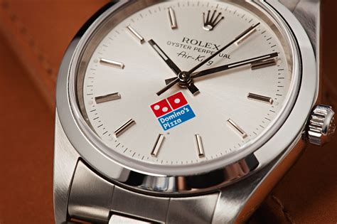 rolex air king domino pizaa|first domino's Rolex.